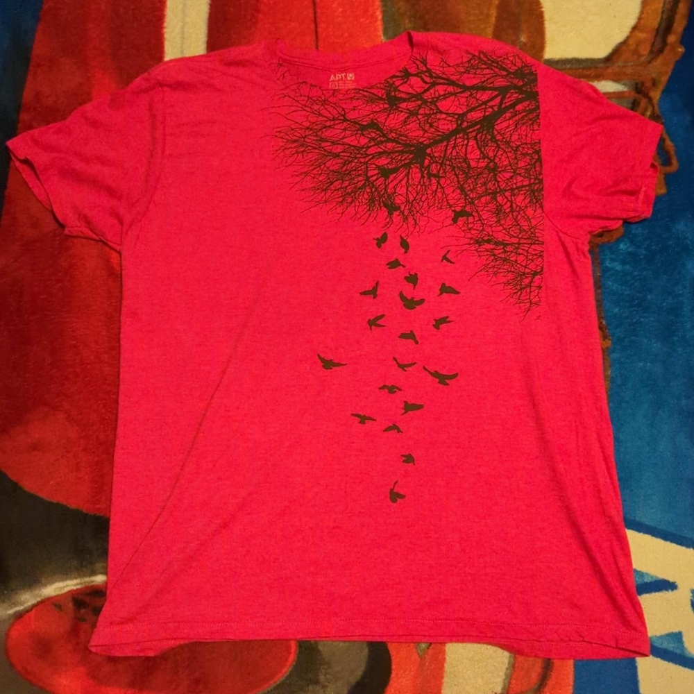 Vintage Apt 9 tree and Birds shirt x large
